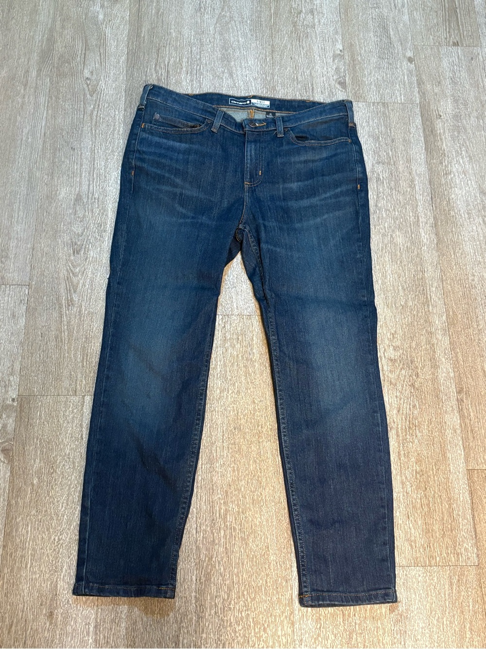 CARHARTT WOMENS SLIM FIT DENIM JEANS SIZE 14 SHORT